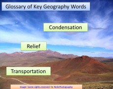 Glossary of Key Words